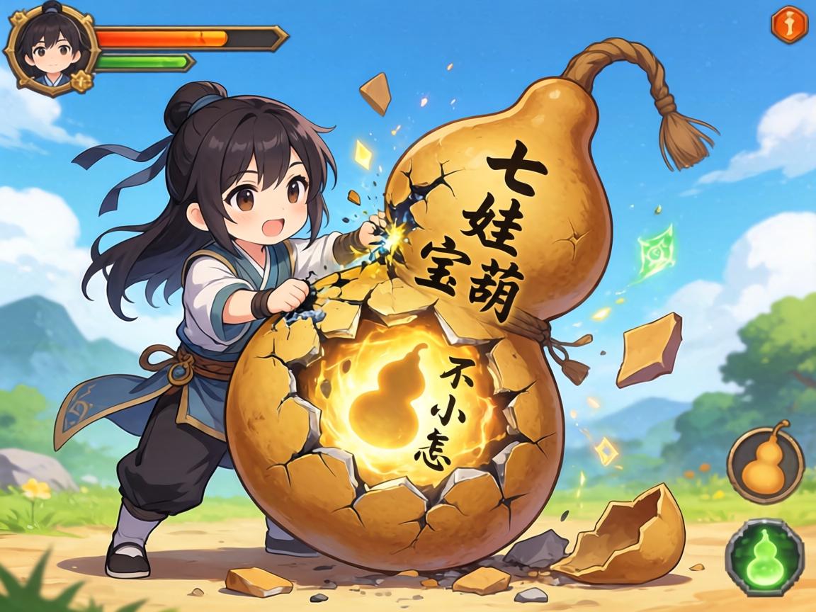 七娃的宝葫芦不小心碎了,该怎么修复才能恢复法力? 七娃的宝葫芦不小心碎了,该怎么修复才能恢复法力?