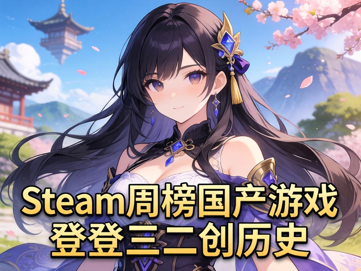 Steam周榜国产游戏首登前二创历史 Steam周榜国产游戏首登前二创历史