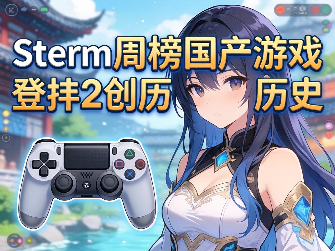 Steam周榜国产游戏首登前二创历史 Steam周榜国产游戏首登前二创历史