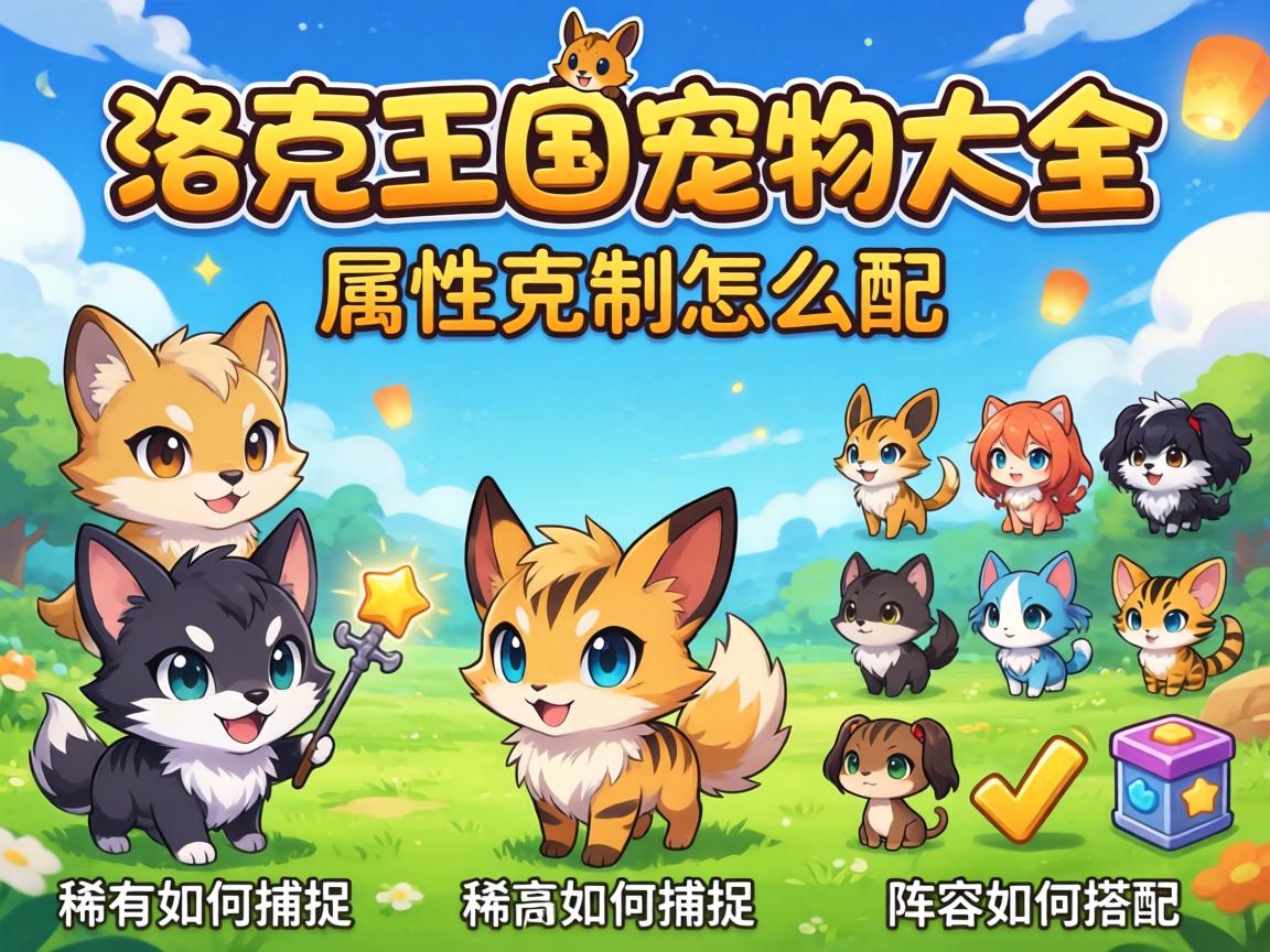 洛克王国宠物大全丨属性克制怎么配,稀有宠如何捕捉,阵容如何搭配 洛克王国宠物大全丨属性克制怎么配,稀有宠如何捕捉,阵容如何搭配