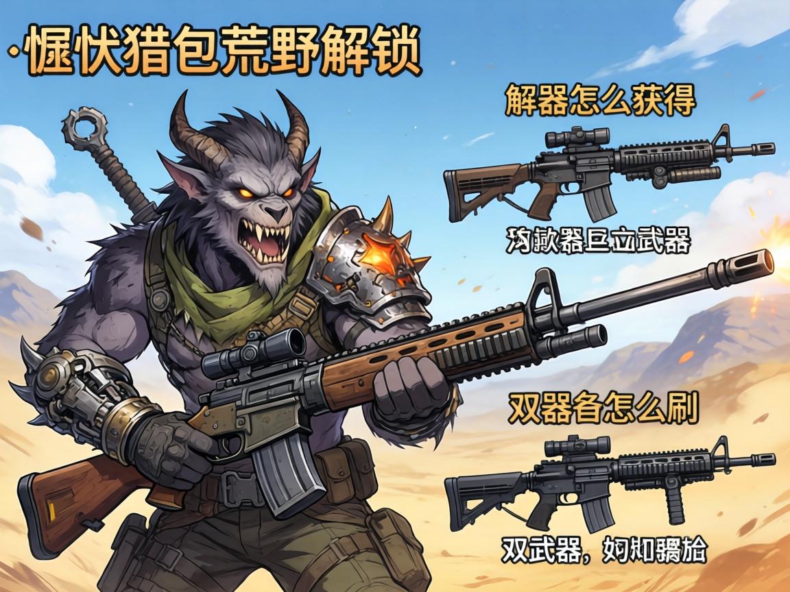 怪物猎人荒野武器解锁,长枪怎么获得,机械武器怎么刷,双武器如何使用 怪物猎人荒野武器解锁,长枪怎么获得,机械武器怎么刷,双武器如何使用