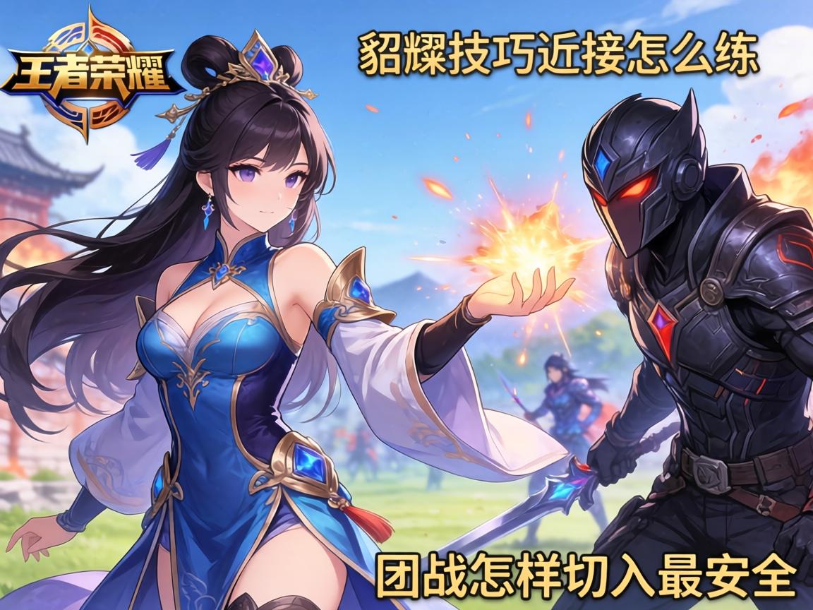 王者荣耀貂蝉技巧连招怎么练,如何应对近身刺客,团战怎样切入最安全 王者荣耀貂蝉技巧连招怎么练,如何应对近身刺客,团战怎样切入最安全