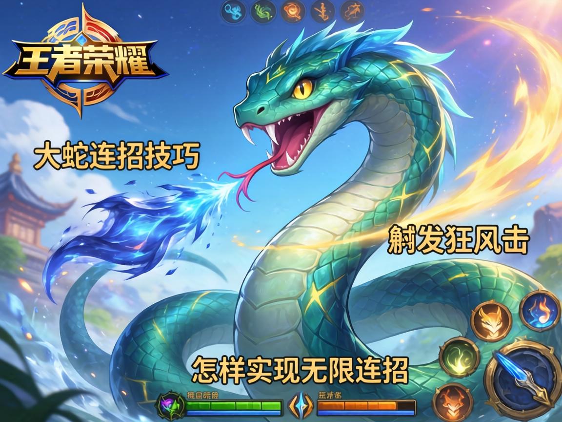 王者荣耀大蛇连招技巧,如何触发狂风击,怎样实现无限连招 王者荣耀大蛇连招技巧,如何触发狂风击,怎样实现无限连招