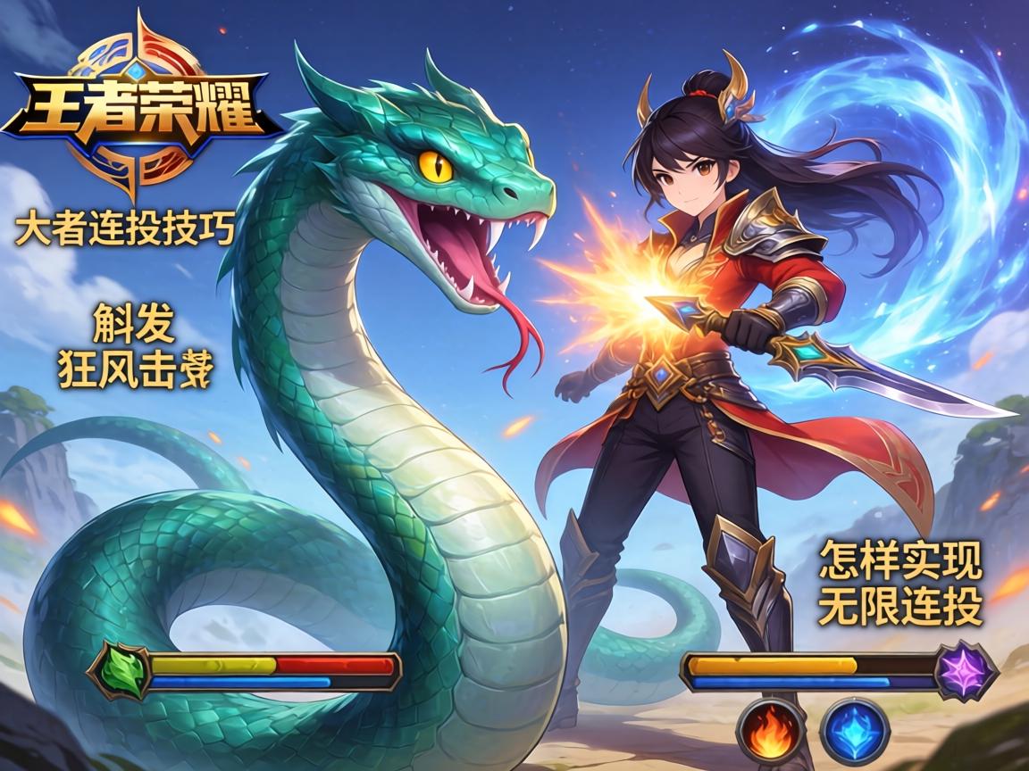 王者荣耀大蛇连招技巧,如何触发狂风击,怎样实现无限连招 王者荣耀大蛇连招技巧,如何触发狂风击,怎样实现无限连招