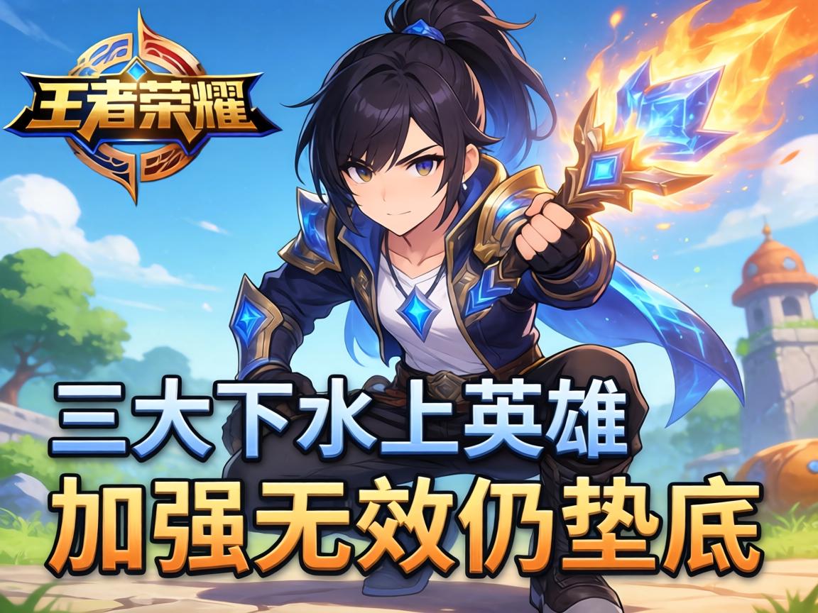 王者荣耀三大下水道英雄加强无效仍垫底 王者荣耀三大下水道英雄加强无效仍垫底