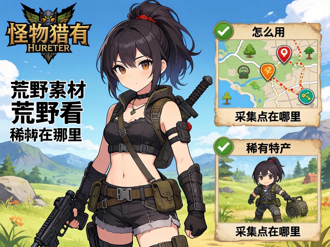 怪物猎人荒野素材在哪看,地图标记怎么用,采集点在哪找,稀有特产如何获得 怪物猎人荒野素材在哪看,地图标记怎么用,采集点在哪找,稀有特产如何获得