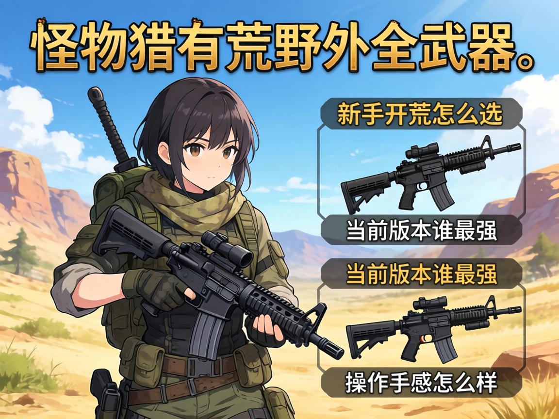 怪物猎人荒野全武器测评,新手开荒怎么选,当前版本谁最强,操作手感怎么样 怪物猎人荒野全武器测评,新手开荒怎么选,当前版本谁最强,操作手感怎么样