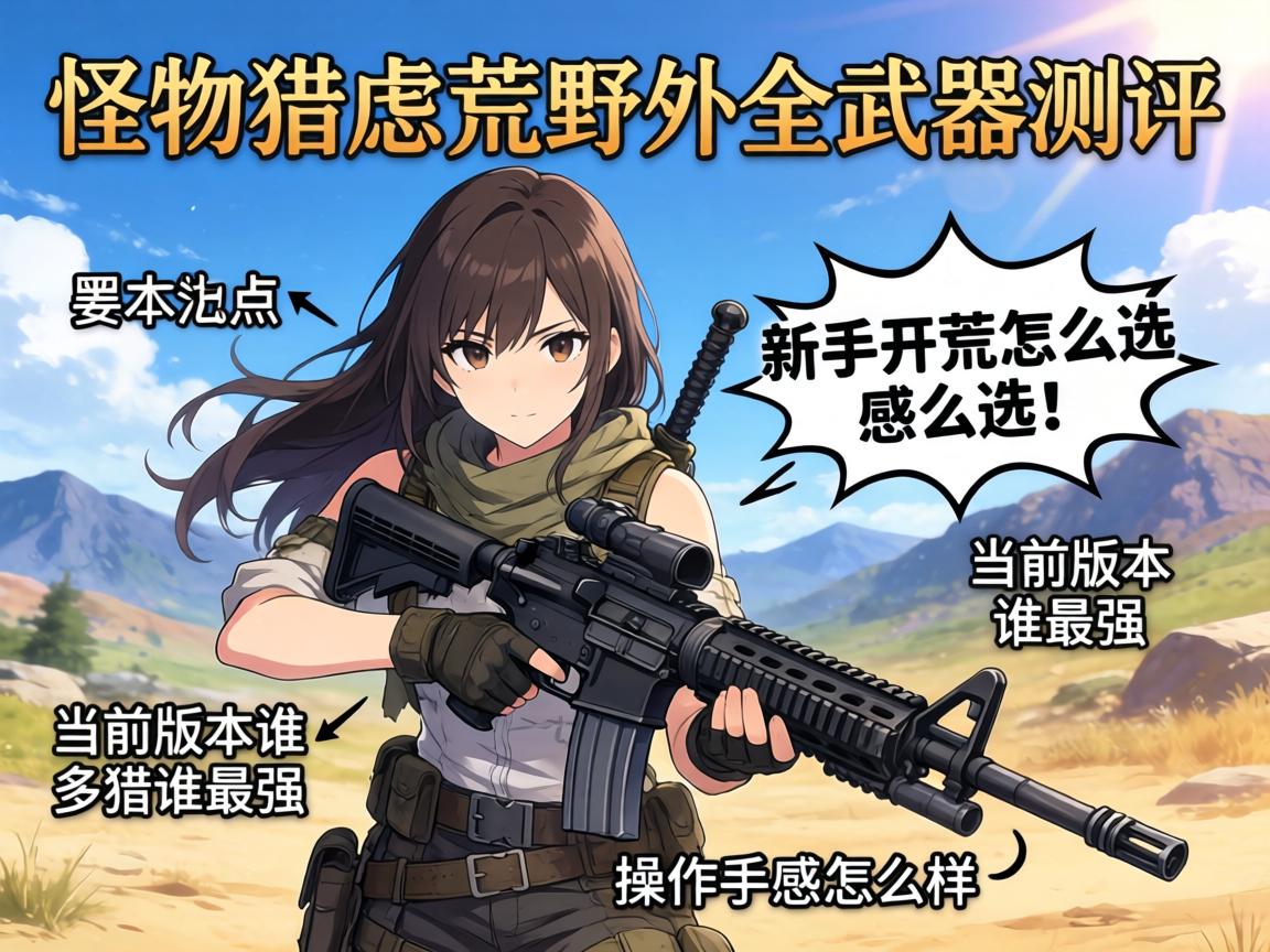 怪物猎人荒野全武器测评,新手开荒怎么选,当前版本谁最强,操作手感怎么样 怪物猎人荒野全武器测评,新手开荒怎么选,当前版本谁最强,操作手感怎么样