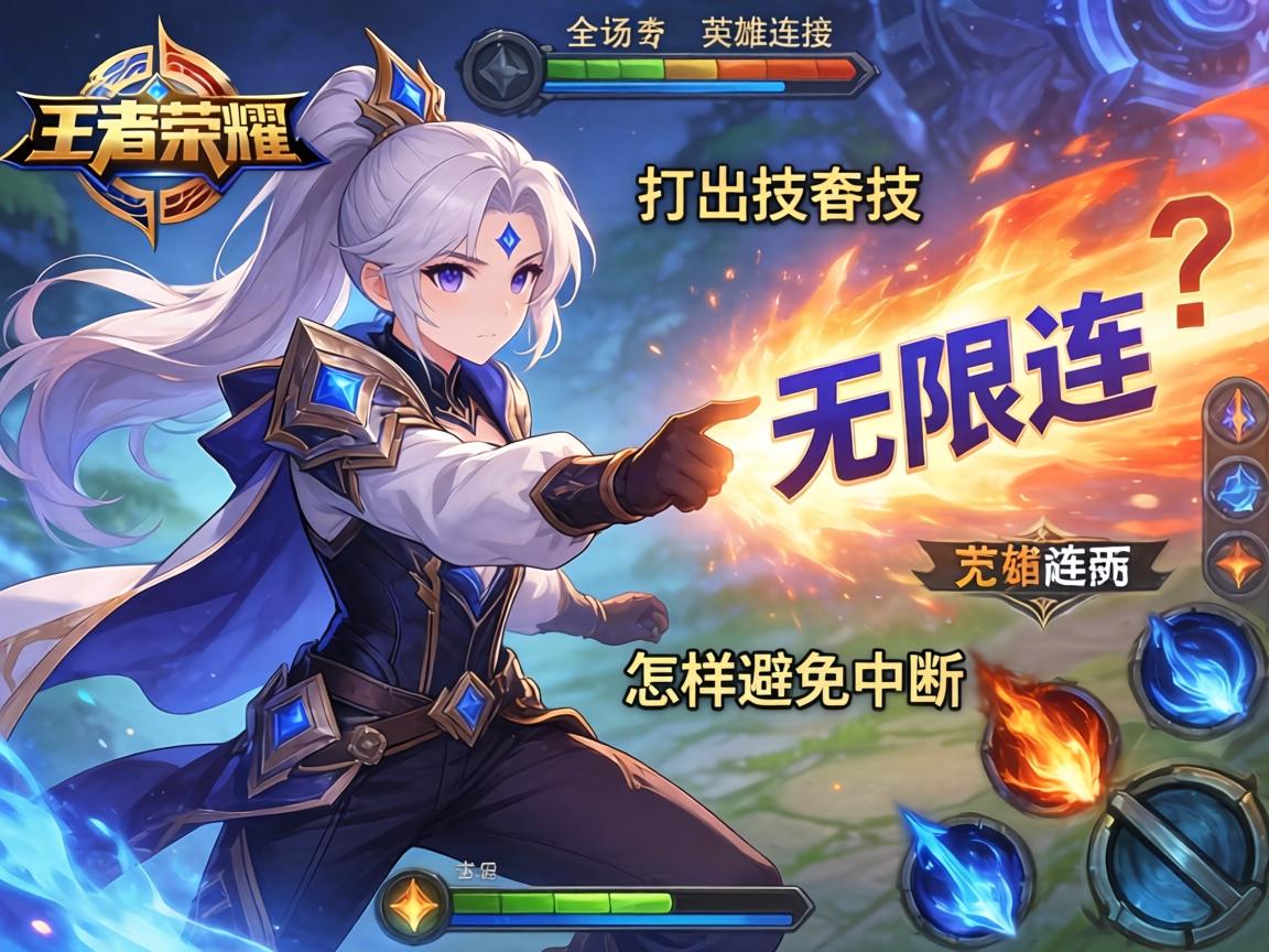 王者荣耀英雄连招的技巧,如何打出无限连,怎样避免技能中断? 王者荣耀英雄连招的技巧,如何打出无限连,怎样避免技能中断?