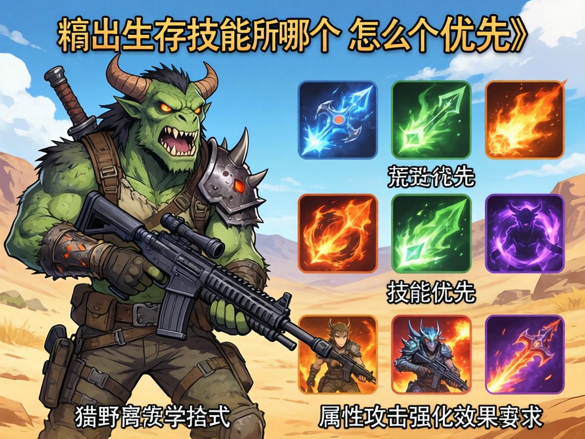 怪物猎人荒野所有技能怎么分类,输出生存技能哪个优先,属性攻击强化效果如何 怪物猎人荒野所有技能怎么分类,输出生存技能哪个优先,属性攻击强化效果如何