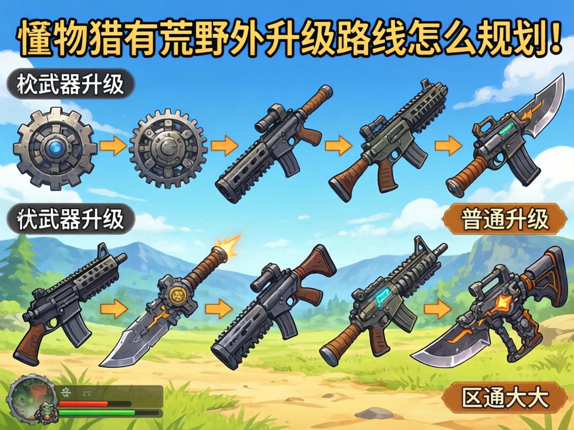 怪物猎人荒野武器升级路线怎么规划?机械武器升级和普通升级区别大吗? 怪物猎人荒野武器升级路线怎么规划?机械武器升级和普通升级区别大吗?