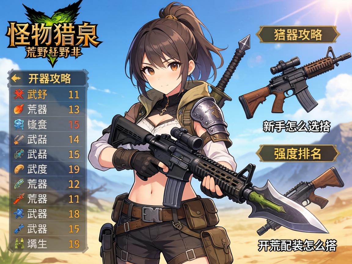 怪物猎人荒野武器攻略,新手怎么选武器,武器强度排名如何,开荒配装怎么搭 怪物猎人荒野武器攻略,新手怎么选武器,武器强度排名如何,开荒配装怎么搭