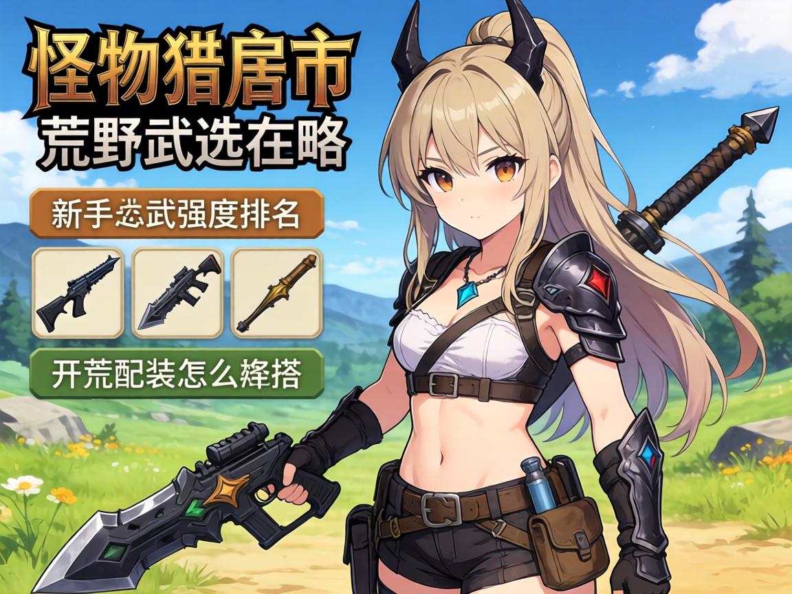 怪物猎人荒野武器攻略,新手怎么选武器,武器强度排名如何,开荒配装怎么搭 怪物猎人荒野武器攻略,新手怎么选武器,武器强度排名如何,开荒配装怎么搭