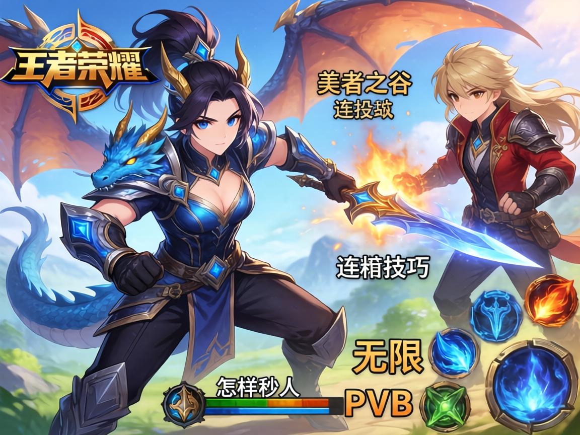王者荣耀龙之谷连招技巧,战士如何无限连,PVP怎样秒人,技能怎么搭配 王者荣耀龙之谷连招技巧,战士如何无限连,PVP怎样秒人,技能怎么搭配