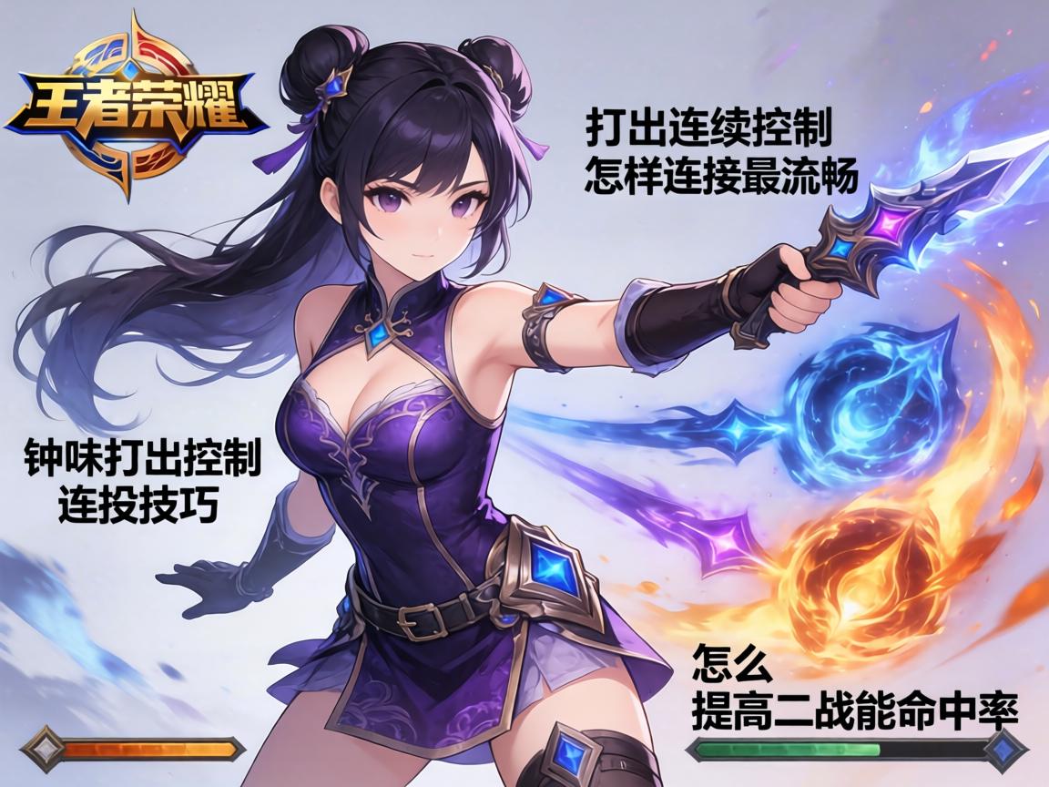 王者荣耀钟妹连招技巧,如何打出连续控制,技能怎样衔接最流畅,怎么提高二技能命中率 王者荣耀钟妹连招技巧,如何打出连续控制,技能怎样衔接最流畅,怎么提高二技能命中率