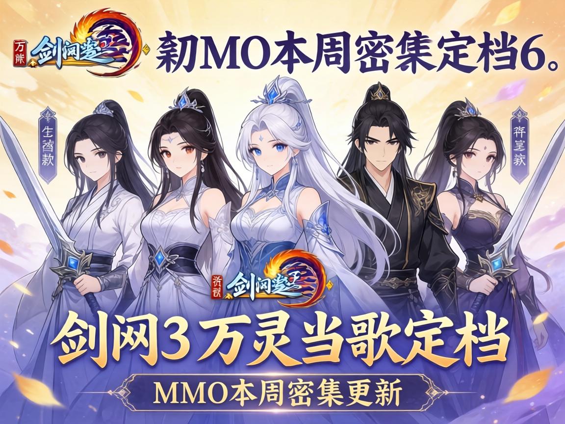 剑网3万灵当歌定档,6款MMO本周密集更新 剑网3万灵当歌定档,6款MMO本周密集更新