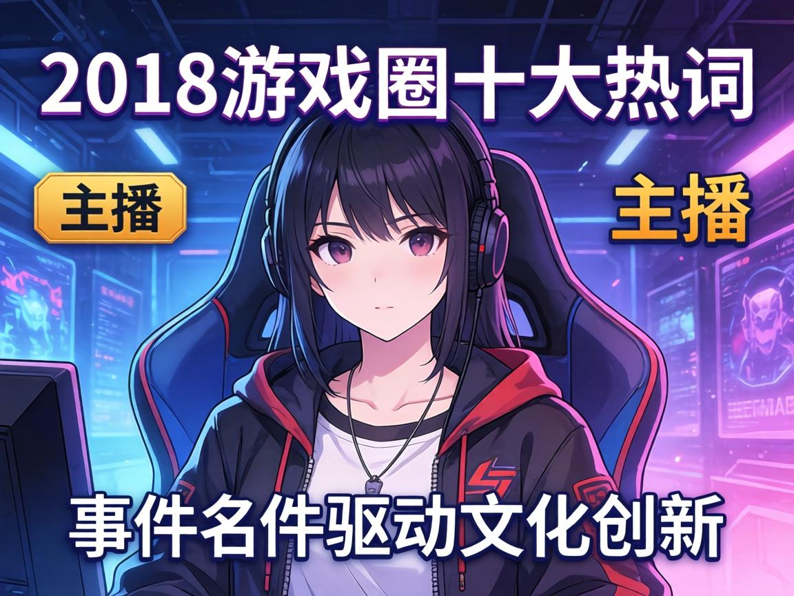 2018游戏圈十大热词主播与事件驱动文化创新 2018游戏圈十大热词主播与事件驱动文化创新