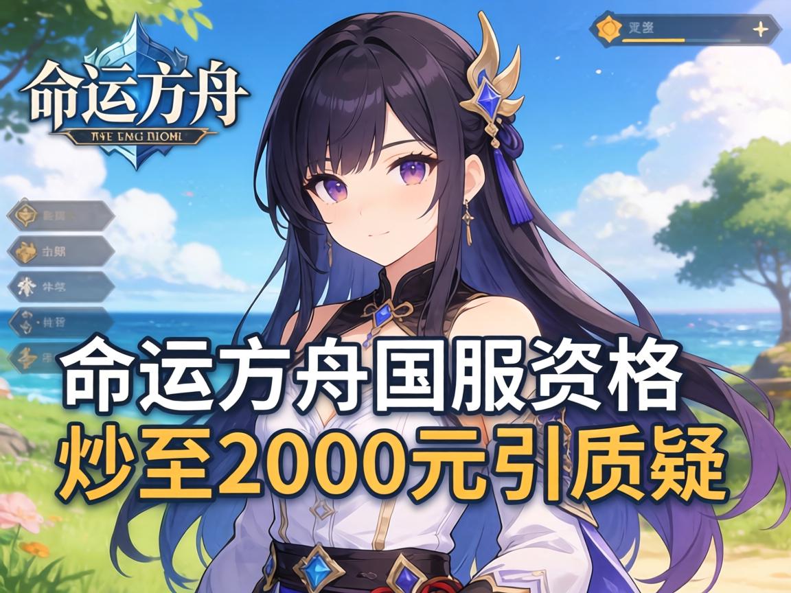 命运方舟国服资格炒至2000元引质疑 命运方舟国服资格炒至2000元引质疑