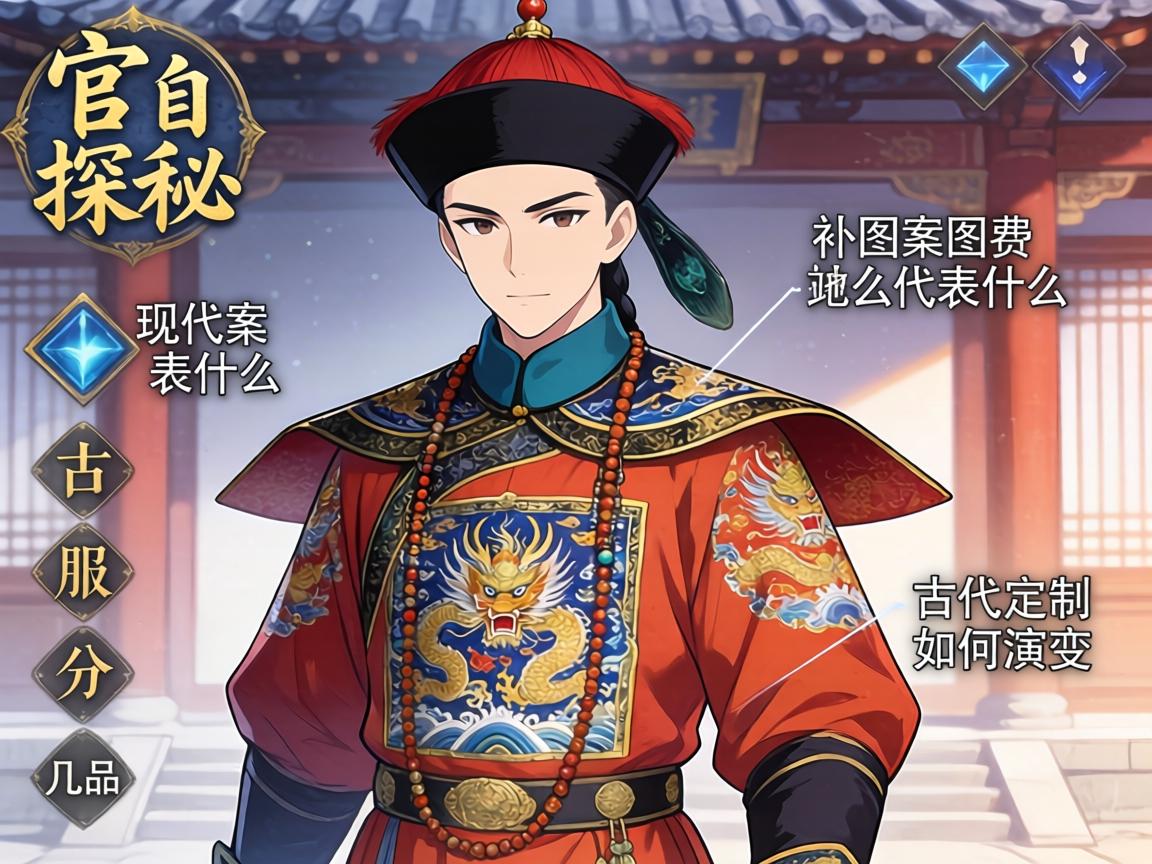 官服探秘:补子图案代表什么,现代定制如何演变,古代官服分几品? 官服探秘:补子图案代表什么,现代定制如何演变,古代官服分几品?