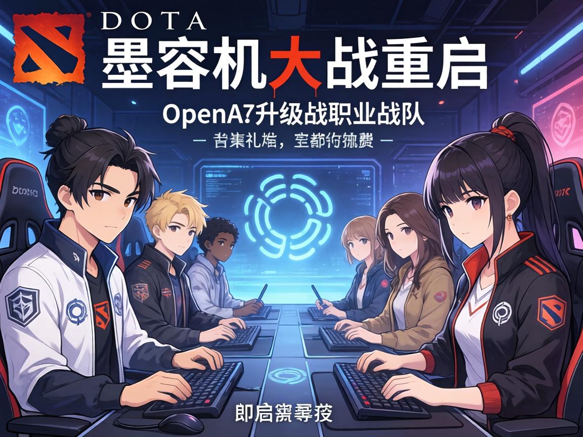 DOTA2人机大战重启 OpenAI升级战职业战队 DOTA2人机大战重启 OpenAI升级战职业战队