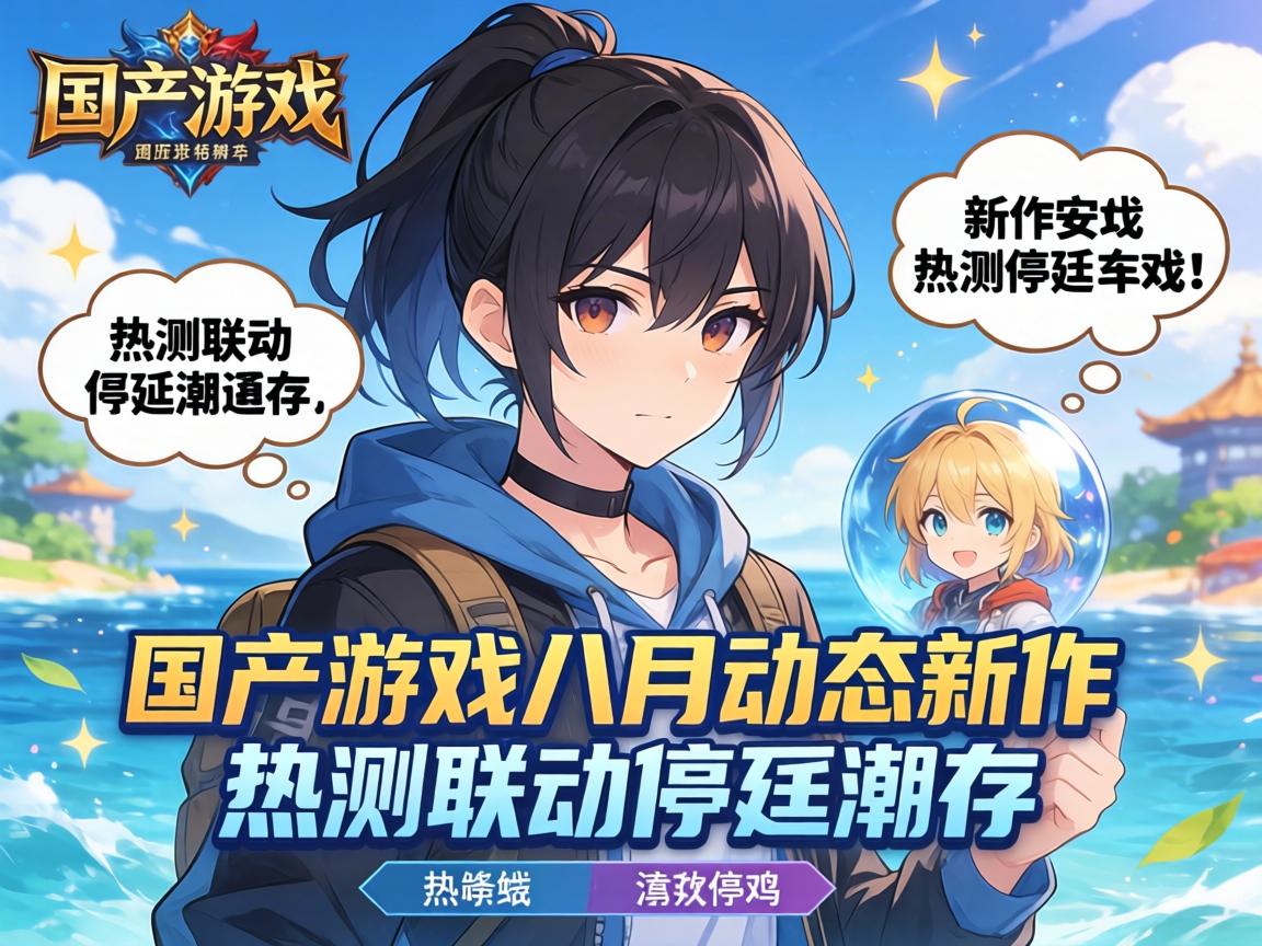 国产游戏八月动态新作热测联动停运潮并存 国产游戏八月动态新作热测联动停运潮并存